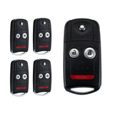 Lots of 5 Remote Car Key Fob Replacement for N5F0602A1A fits 2007 2008 2009 2010 2011 2012 2013 Acura RDX MDX